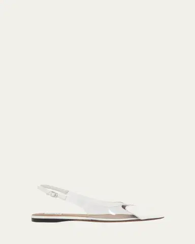 Alaïa Coeur Heart Clear Slingback Ballerina Flats | Thumbnail 6 Alaïa Coeur Heart Clear Slingback Ballerina Flats | Thumbnail 6
