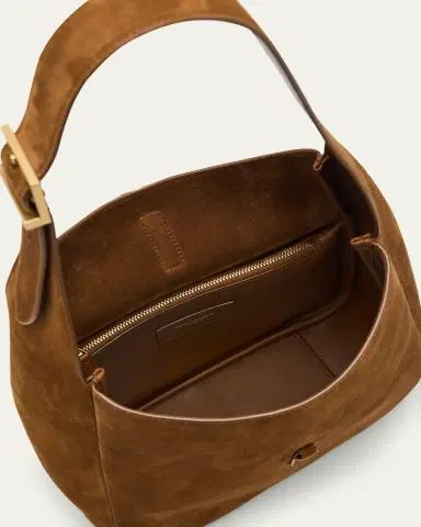Saint Laurent Le 5 A 7 Small YSL Suede Shoulder Bag | Thumbnail 12 Saint Laurent Le 5 A 7 Small YSL Suede Shoulder Bag | Thumbnail 12