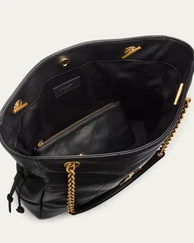 Saint Laurent Jamie 4.3 Small YSL Tote Bag in Quilted Leather | Thumbnail 4 Saint Laurent Jamie 4.3 Small YSL Tote Bag in Quilted Leather | Thumbnail 4