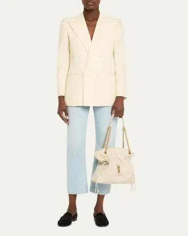 Saint Laurent Jamie 4.3 Small YSL Tote Bag in Quilted Leather | Thumbnail 9 Saint Laurent Jamie 4.3 Small YSL Tote Bag in Quilted Leather | Thumbnail 9