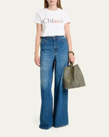 Chloé Spin Medium Tote Bag in Leather | Thumbnail 40 Chloé Spin Medium Tote Bag in Leather | Thumbnail 40