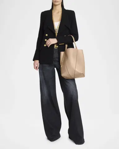 Chloé Spin Medium Tote Bag in Leather | Thumbnail 5 Chloé Spin Medium Tote Bag in Leather | Thumbnail 5