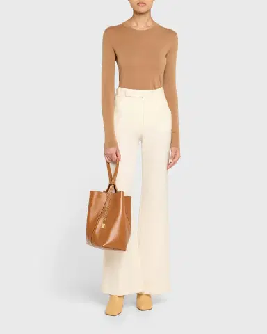 Chloé Spin Medium Tote Bag in Leather | Thumbnail 45 Chloé Spin Medium Tote Bag in Leather | Thumbnail 45