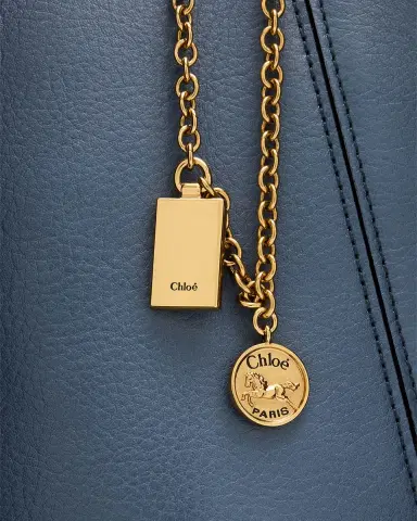 Chloé Spin Medium Tote Bag in Leather | Thumbnail 77 Chloé Spin Medium Tote Bag in Leather | Thumbnail 77