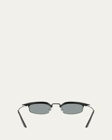 Prada B50S Rectangle Metal Sunglasses | Thumbnail 4 Prada B50S Rectangle Metal Sunglasses | Thumbnail 4