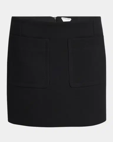 Bottega Veneta Front-Pockets Mini Pencil Skirt | Thumbnail 4 Bottega Veneta Front-Pockets Mini Pencil Skirt | Thumbnail 4