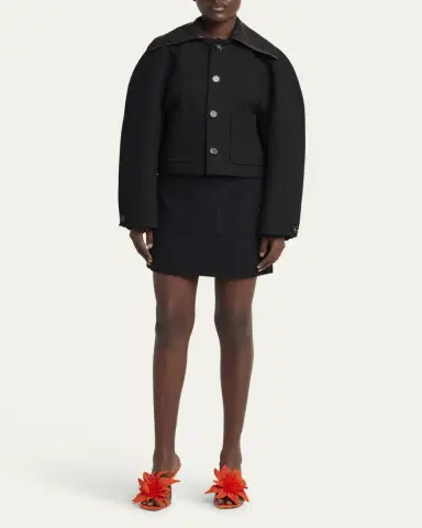 Bottega Veneta Front-Pockets Mini Pencil Skirt | Thumbnail 6 Bottega Veneta Front-Pockets Mini Pencil Skirt | Thumbnail 6