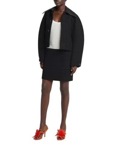 Bottega Veneta Front-Pockets Mini Pencil Skirt | Thumbnail 1 Bottega Veneta Front-Pockets Mini Pencil Skirt | Thumbnail 1