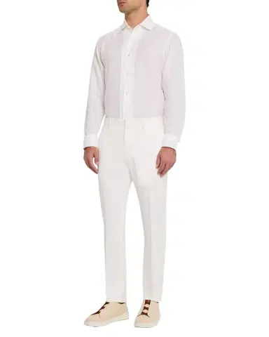 ZEGNA Men 's Oasi Lino Casual Button-Down Shirt | Thumbnail 1 ZEGNA Men 's Oasi Lino Casual Button-Down Shirt | Thumbnail 1