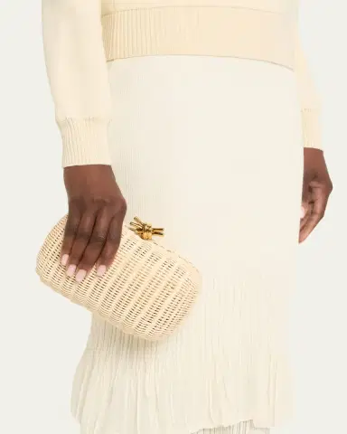 Bottega Veneta Knot Chain Rattan Crossbody Bag | Thumbnail 5 Bottega Veneta Knot Chain Rattan Crossbody Bag | Thumbnail 5