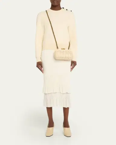 Bottega Veneta Knot Chain Rattan Crossbody Bag | Thumbnail 8 Bottega Veneta Knot Chain Rattan Crossbody Bag | Thumbnail 8