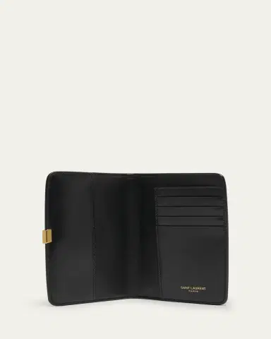Saint Laurent YSL Passport Holder in Calfskin | Thumbnail 4 Saint Laurent YSL Passport Holder in Calfskin | Thumbnail 4