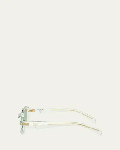 Prada PR 26ZS Beveled Acetate & Plastic Oval Sunglasses | Thumbnail 3 Prada PR 26ZS Beveled Acetate & Plastic Oval Sunglasses | Thumbnail 3