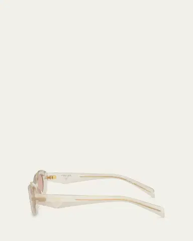 Prada PR 26ZS Beveled Acetate & Plastic Oval Sunglasses | Thumbnail 5 Prada PR 26ZS Beveled Acetate & Plastic Oval Sunglasses | Thumbnail 5