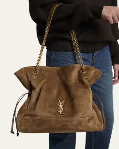 Saint Laurent Jamie 4.3 Medium Drawstring Suede Shoulder Bag | Thumbnail 6 Saint Laurent Jamie 4.3 Medium Drawstring Suede Shoulder Bag | Thumbnail 6