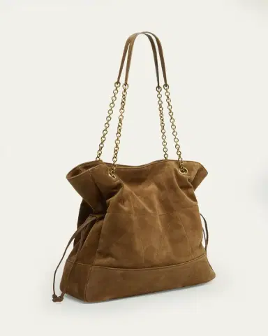 Saint Laurent Jamie 4.3 Medium Drawstring Suede Shoulder Bag | Thumbnail 7 Saint Laurent Jamie 4.3 Medium Drawstring Suede Shoulder Bag | Thumbnail 7
