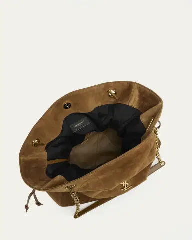 Saint Laurent Jamie 4.3 Medium Drawstring Suede Shoulder Bag | Thumbnail 8 Saint Laurent Jamie 4.3 Medium Drawstring Suede Shoulder Bag | Thumbnail 8