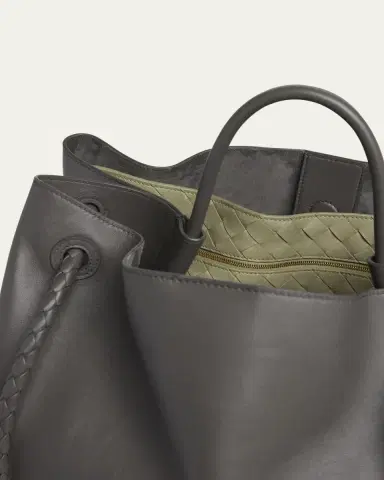 Bottega Veneta Large Andiamo Leather Top-Handle Bag | Thumbnail 4 Bottega Veneta Large Andiamo Leather Top-Handle Bag | Thumbnail 4