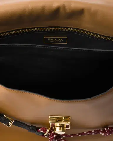Prada Large Soft Sound Leather Shoulder Bag | Thumbnail 8 Prada Large Soft Sound Leather Shoulder Bag | Thumbnail 8