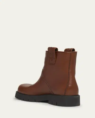 Bottega Veneta Men's Haddock Leather Ankle Boots | Thumbnail 4 Bottega Veneta Men's Haddock Leather Ankle Boots | Thumbnail 4