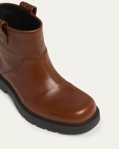 Bottega Veneta Men's Haddock Leather Ankle Boots | Thumbnail 5 Bottega Veneta Men's Haddock Leather Ankle Boots | Thumbnail 5