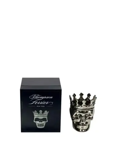 Thompson Ferrier Silvertone Maximilien Skull Candle, 23.3 oz. - The Aroma Scent | Thumbnail 1 Thompson Ferrier Silvertone Maximilien Skull Candle, 23.3 oz. - The Aroma Scent | Thumbnail 1
