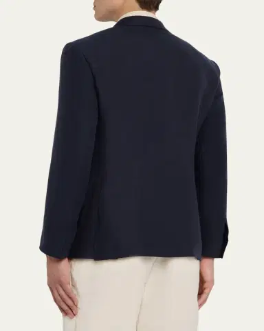 Ralph Lauren Purple Label Kent Hand-Tailored Silk-Linen Jacket | Thumbnail 2 Ralph Lauren Purple Label Kent Hand-Tailored Silk-Linen Jacket | Thumbnail 2