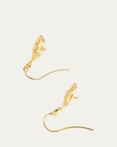 Paul Morelli 18K Yellow Gold Wild Child Diamond, Yellow Sapphire, and Tsavorite Earrings | Thumbnail 4 Paul Morelli 18K Yellow Gold Wild Child Diamond, Yellow Sapphire, and Tsavorite Earrings | Thumbnail 4