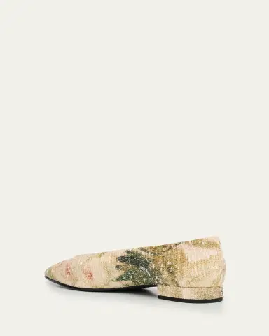 Loro Piana Rebecca Linen Ballerina Flats | Thumbnail 2 Loro Piana Rebecca Linen Ballerina Flats | Thumbnail 2