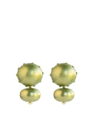 Saulé Livia Lime Twist Earrings | Thumbnail 1 Saulé Livia Lime Twist Earrings | Thumbnail 1