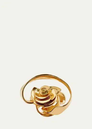 Oscar de la Renta Geometric Rose Ring | Thumbnail 2 Oscar de la Renta Geometric Rose Ring | Thumbnail 2