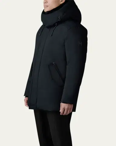Mackage Men's Sullivan Mid-Length Jacket with Shearling | Thumbnail 4 Mackage Men's Sullivan Mid-Length Jacket with Shearling | Thumbnail 4