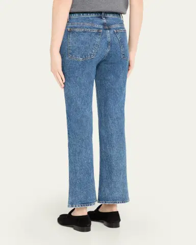 Khaite The Vivian Cropped Boot-Cut Jeans | Thumbnail 3 Khaite The Vivian Cropped Boot-Cut Jeans | Thumbnail 3