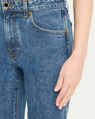 Khaite The Vivian Cropped Boot-Cut Jeans | Thumbnail 5 Khaite The Vivian Cropped Boot-Cut Jeans | Thumbnail 5