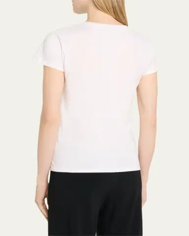 MAJESTIC FILATURES Crewneck Organic Cotton T-Shirt | Thumbnail 3 MAJESTIC FILATURES Crewneck Organic Cotton T-Shirt | Thumbnail 3