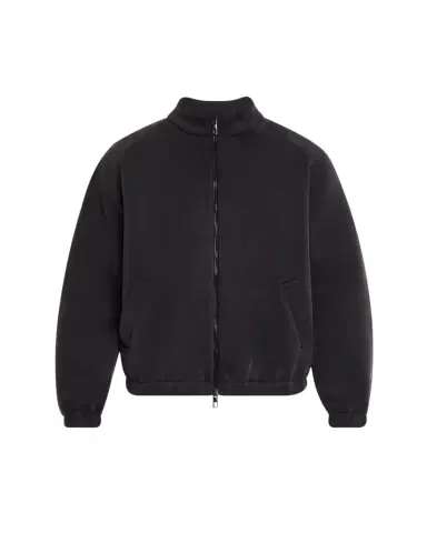 Giorgio Armani Men's Cupro-Blend Jersey Blouson Jacket | Thumbnail 1 Giorgio Armani Men's Cupro-Blend Jersey Blouson Jacket | Thumbnail 1