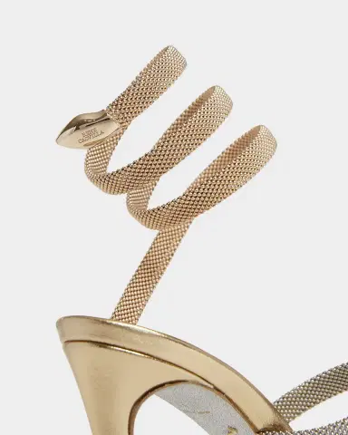 René Caovilla Cleo Gold-Filled Brass Snake-Wrap Sandals | Thumbnail 5 René Caovilla Cleo Gold-Filled Brass Snake-Wrap Sandals | Thumbnail 5