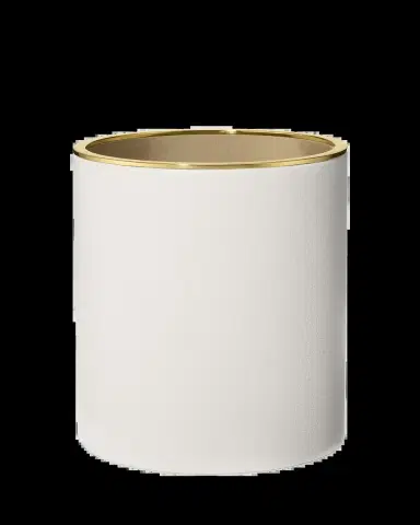 AERIN Piero Leather Wastebasket | Thumbnail 2 AERIN Piero Leather Wastebasket | Thumbnail 2