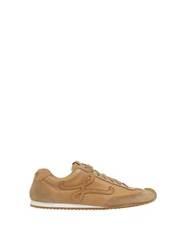 Loewe Men's Ballet Runner 2.0 Leather and Suede Low-Top Sneakers | Thumbnail 1 Loewe Men's Ballet Runner 2.0 Leather and Suede Low-Top Sneakers | Thumbnail 1