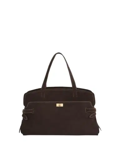Anya Hindmarch Wilson Zip Suede Top-Handle Bag | Thumbnail 1 Anya Hindmarch Wilson Zip Suede Top-Handle Bag | Thumbnail 1