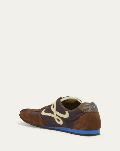 Loewe Men's Ballet Runner 2.0 Nylon & Calfskin Sneakers | Thumbnail 13 Loewe Men's Ballet Runner 2.0 Nylon & Calfskin Sneakers | Thumbnail 13