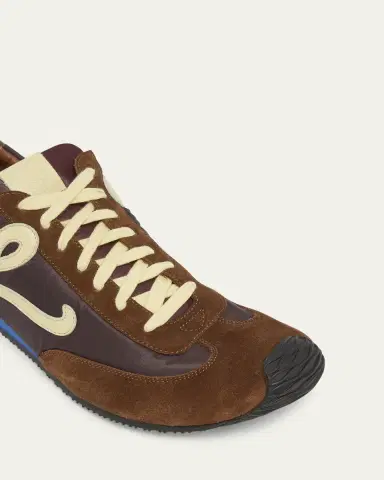 Loewe Men's Ballet Runner 2.0 Nylon & Calfskin Sneakers | Thumbnail 14 Loewe Men's Ballet Runner 2.0 Nylon & Calfskin Sneakers | Thumbnail 14