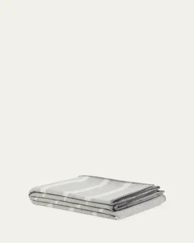 LANEROSSI Optical Double-Face Reversible Wool/Cashmere Throw, 51" x 70" | Thumbnail 4 LANEROSSI Optical Double-Face Reversible Wool/Cashmere Throw, 51" x 70" | Thumbnail 4