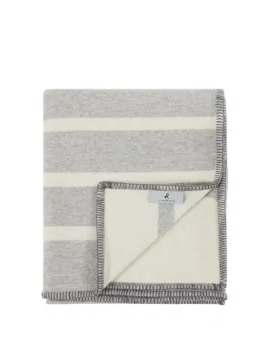 LANEROSSI Optical Double-Face Reversible Wool/Cashmere Throw, 51" x 70" | Thumbnail 1 LANEROSSI Optical Double-Face Reversible Wool/Cashmere Throw, 51" x 70" | Thumbnail 1