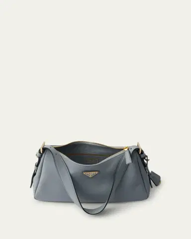 Prada Medium Aimee Zip Leather Shoulder Bag | Thumbnail 16 Prada Medium Aimee Zip Leather Shoulder Bag | Thumbnail 16