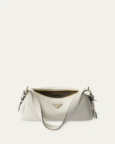 Prada Medium Aimee Zip Leather Shoulder Bag | Thumbnail 7 Prada Medium Aimee Zip Leather Shoulder Bag | Thumbnail 7