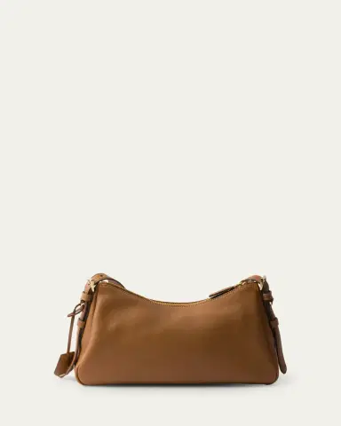 Prada Medium Aimee Zip Leather Shoulder Bag | Thumbnail 9 Prada Medium Aimee Zip Leather Shoulder Bag | Thumbnail 9