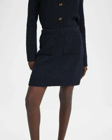 Bottega Veneta Front-Pockets Boucle Mini Skirt | Thumbnail 4 Bottega Veneta Front-Pockets Boucle Mini Skirt | Thumbnail 4
