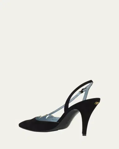 Valentino Garavani Foliage Slingback Pumps | Thumbnail 4 Valentino Garavani Foliage Slingback Pumps | Thumbnail 4