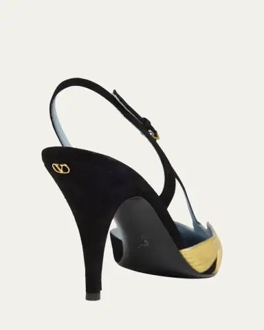 Valentino Garavani Foliage Slingback Pumps | Thumbnail 5 Valentino Garavani Foliage Slingback Pumps | Thumbnail 5